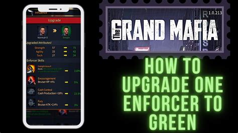 How to upgrade enforcers The Grand Mafia. . How to upgrade enforcer to gold in the grand mafia